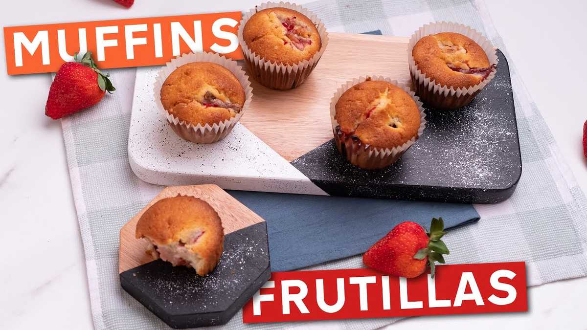 Muffins De Frutilla Fede Cocina