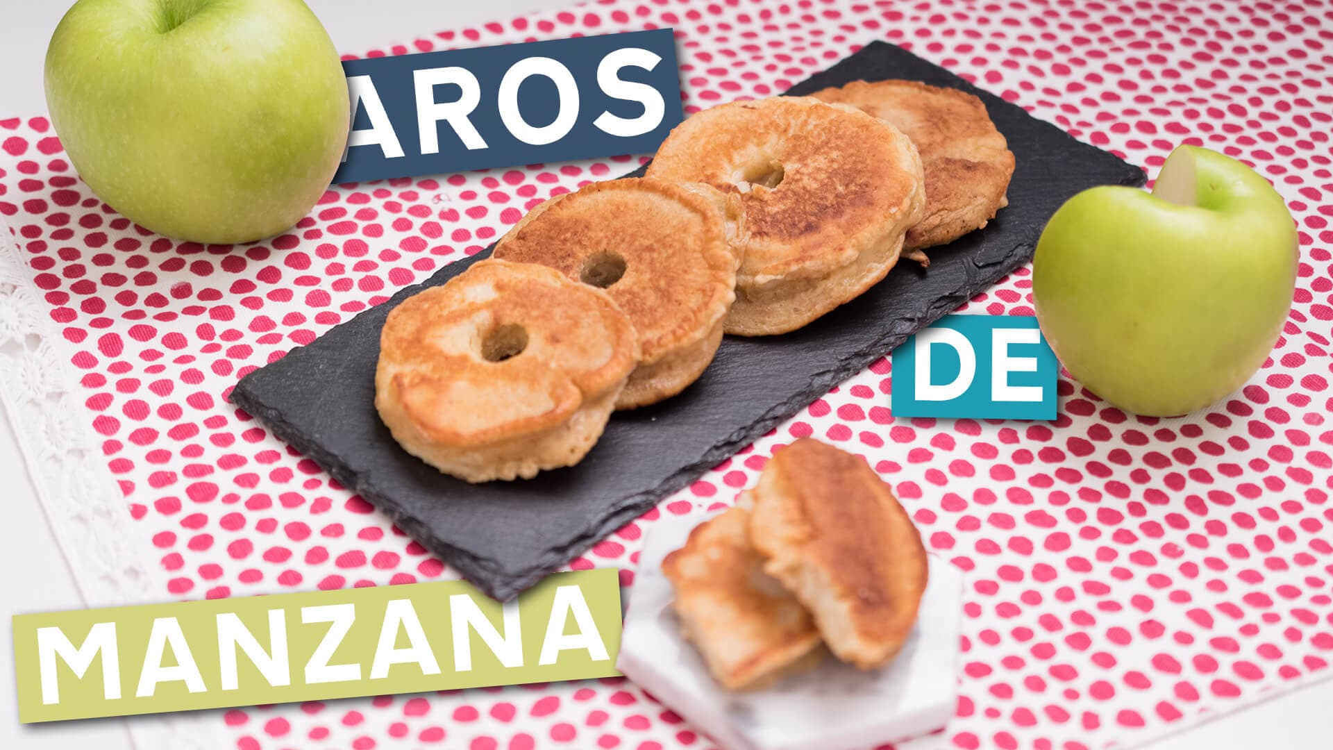Como Hacer Aros de Manzana
