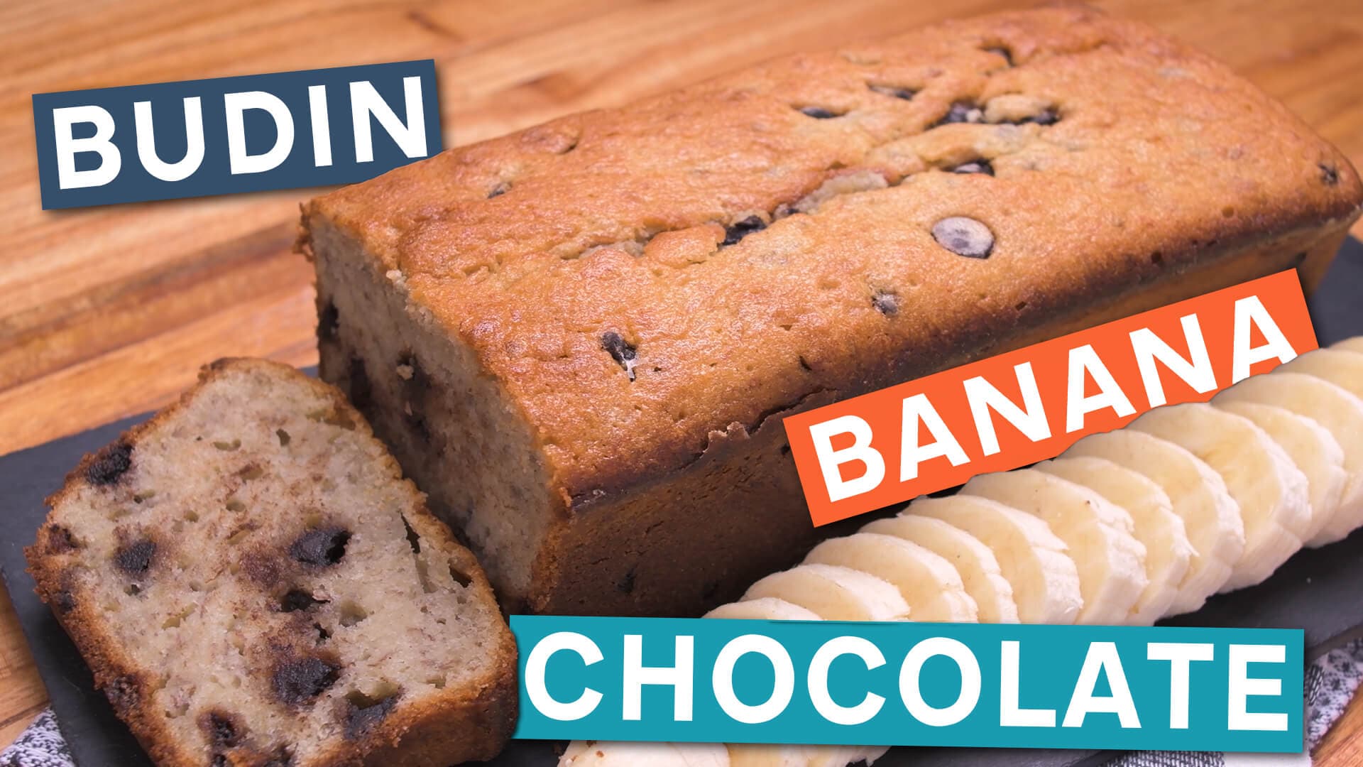 Como hacer budin de banana y chocolate