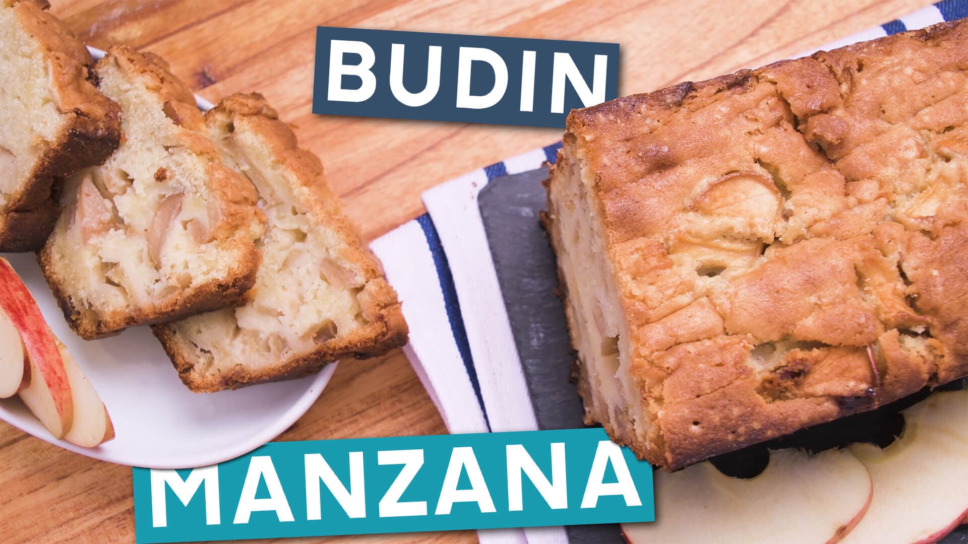 Como preparar budin de manzana