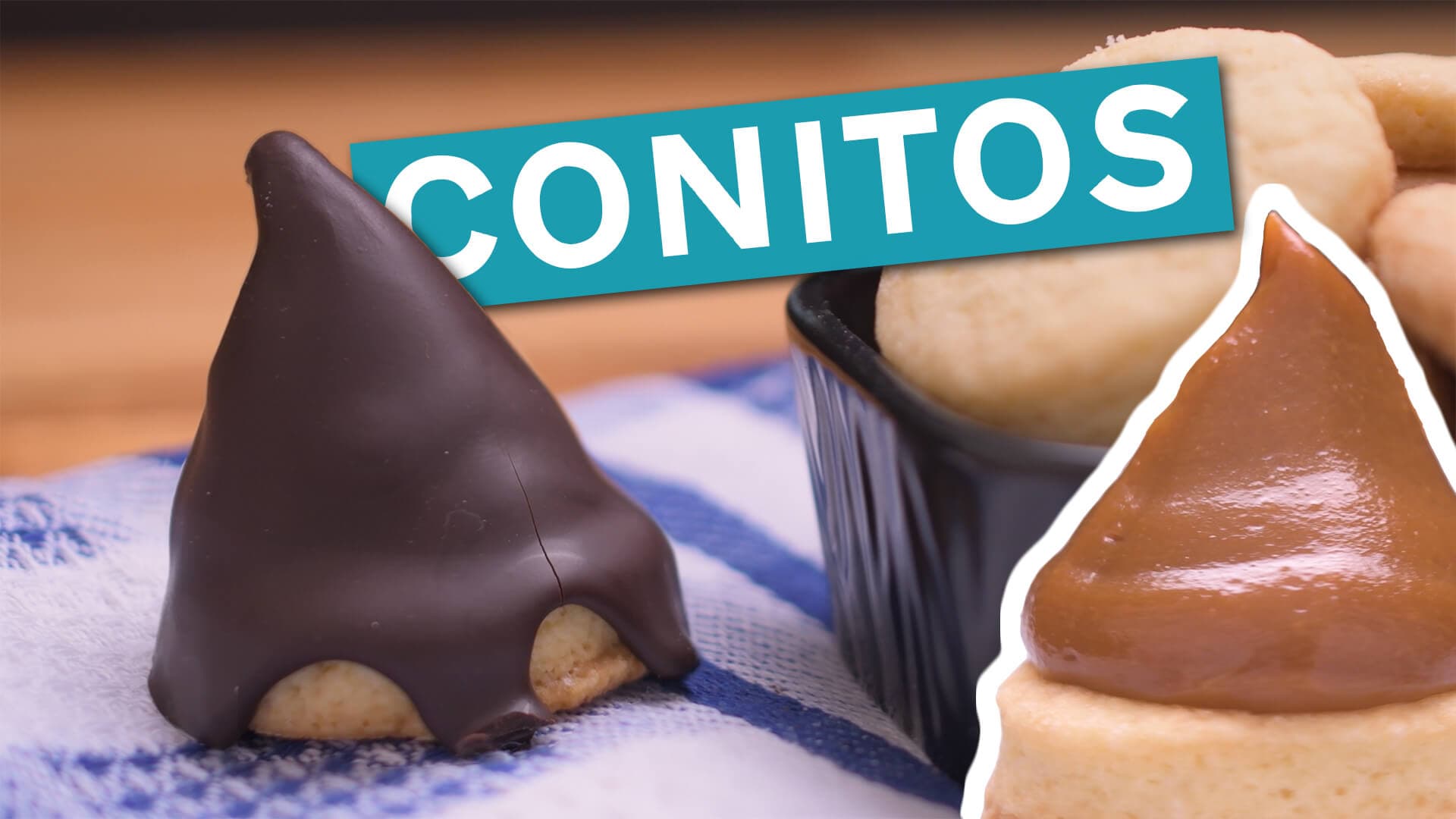 How to make chocolate dulce de leche cones