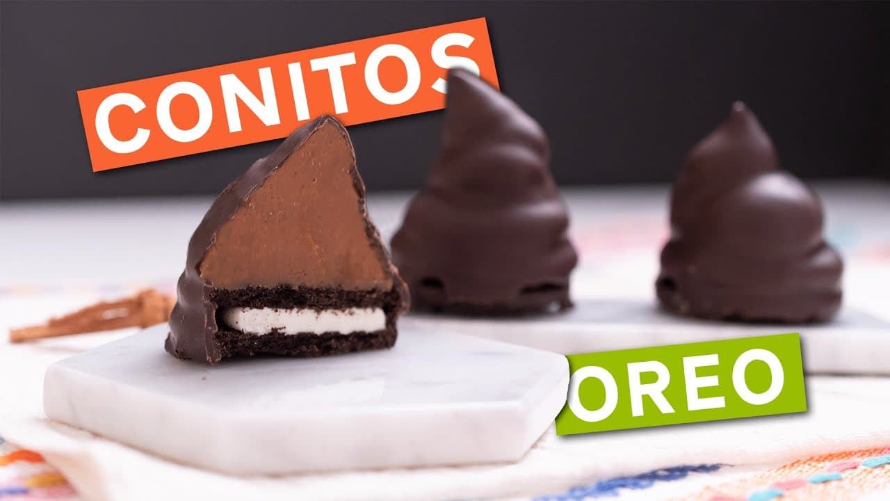 Conitos Oreo de Dulce de Leche