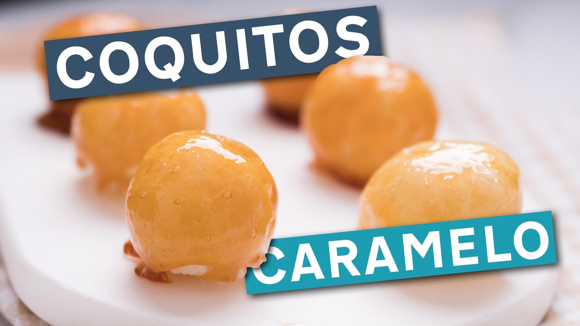 Como Hacer Coquitos Cubiertos en Caramelo