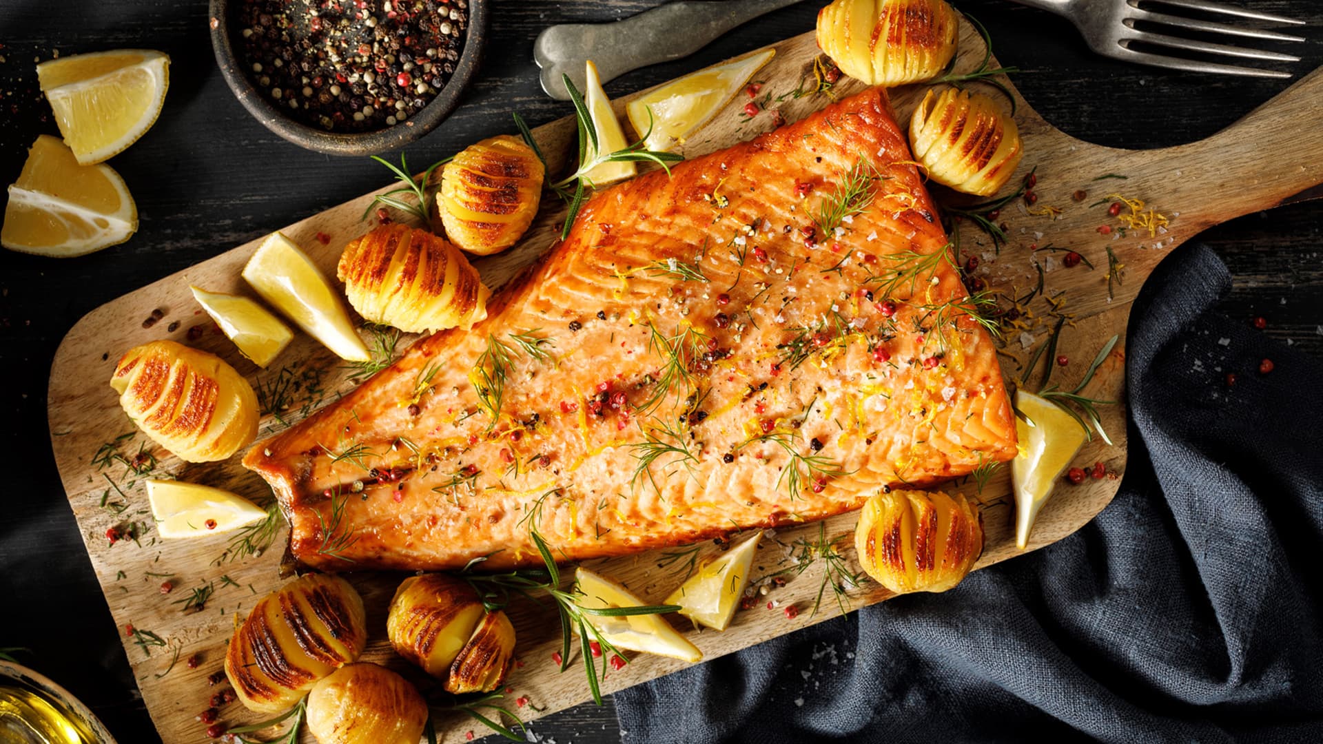 Baked Salmon Fillet