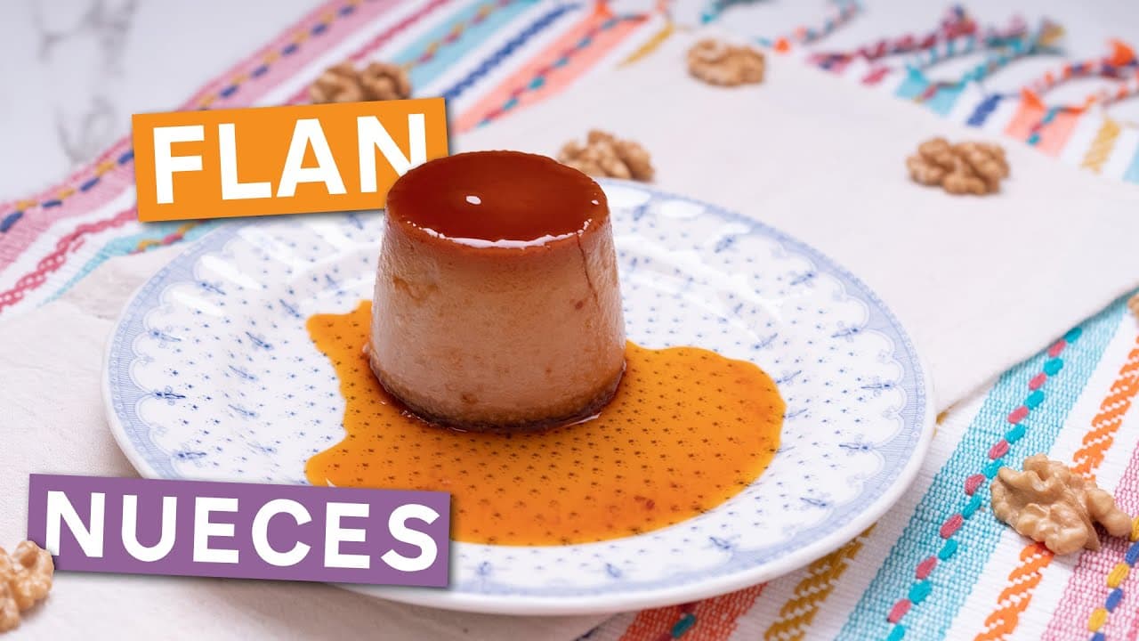 Como Hacer Flan de Nueces