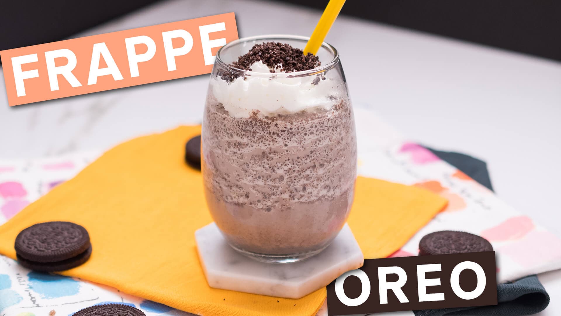 Como Preparar Frappe de Oreo