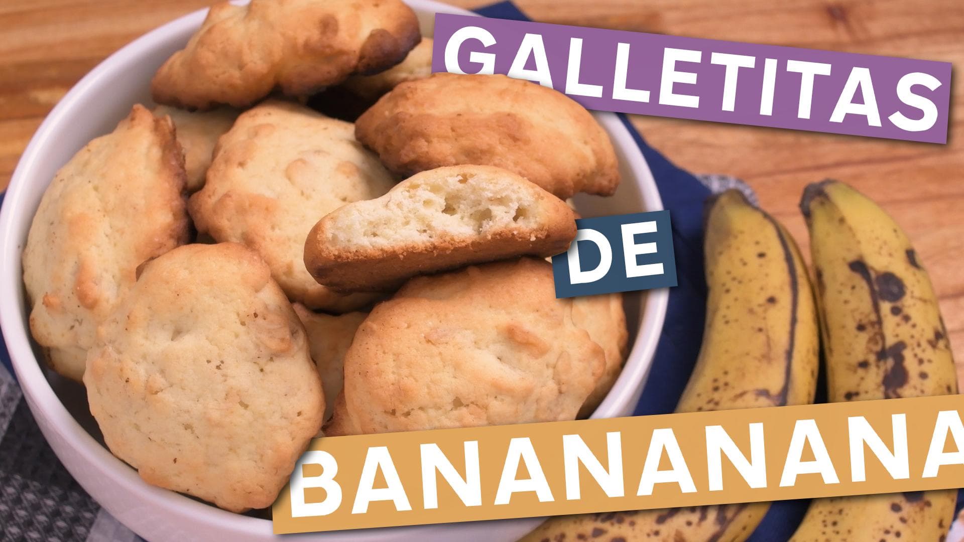 Como preparar galletitas de banana