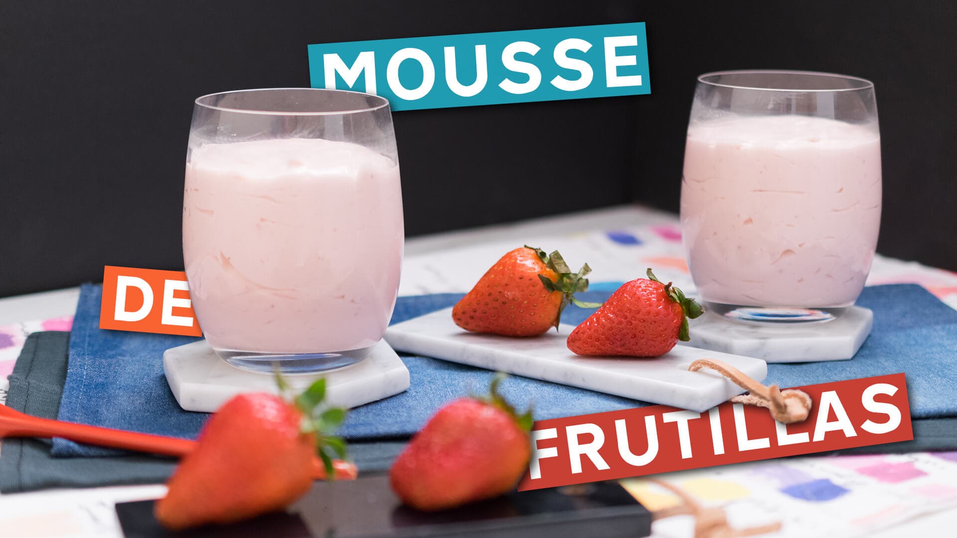 Como Preparar Mousse de Frutillas