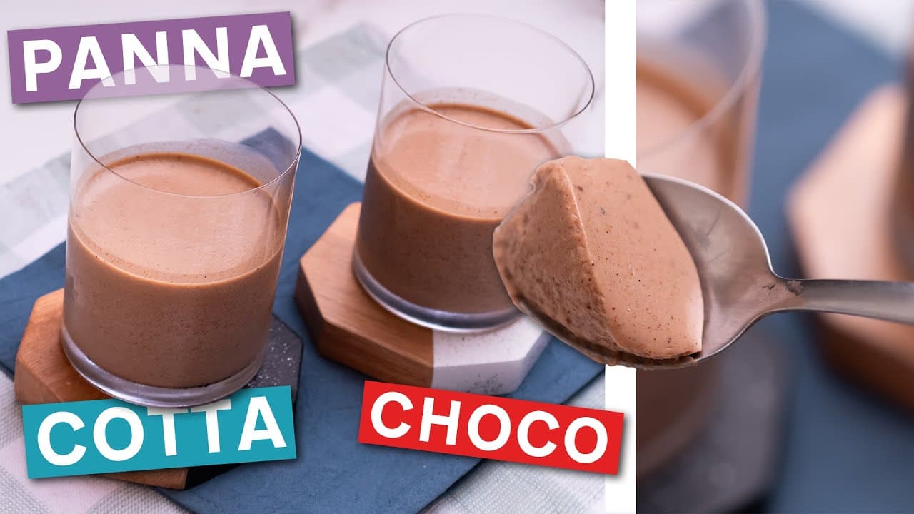 Como Hacer Panna Cotta de Chocolate