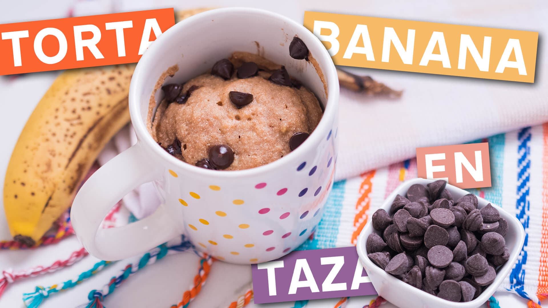 Como preparar torta de banana en microondas