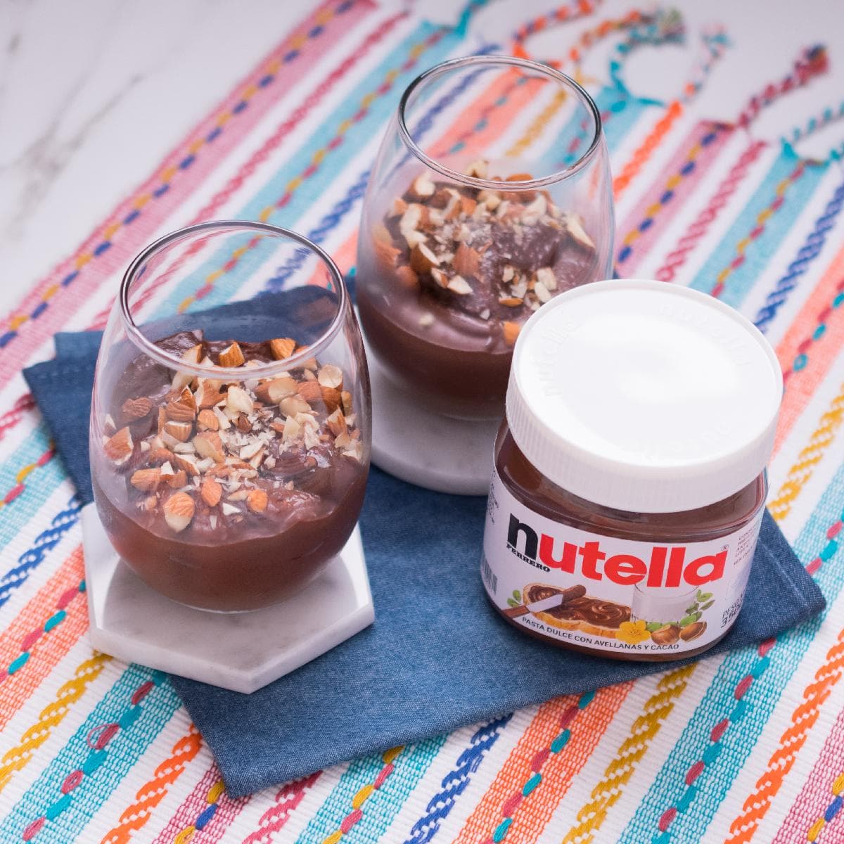 Flan de Nutella