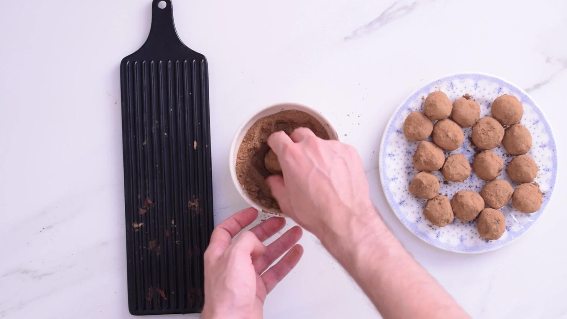 Bolitas de Nutella — paso 5