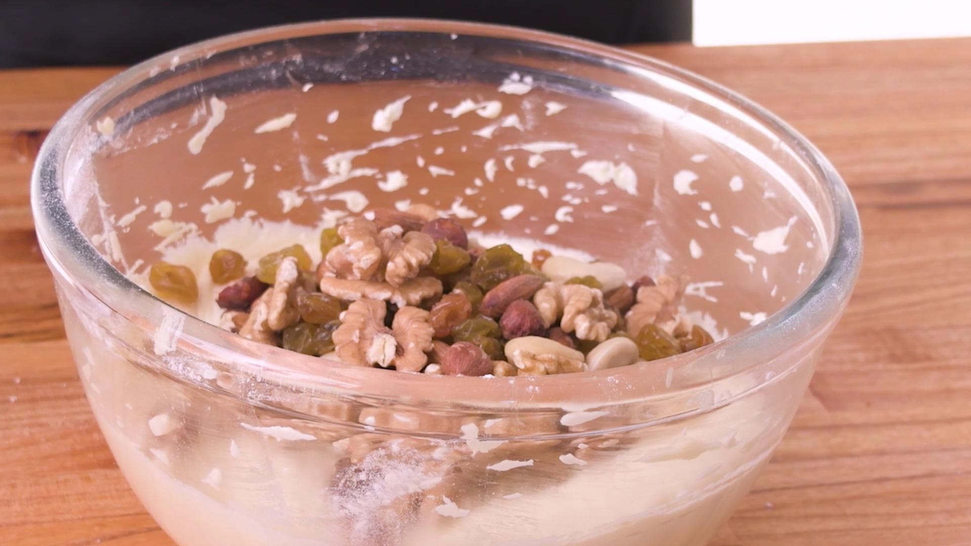 Budin de Frutas Secas — paso 3