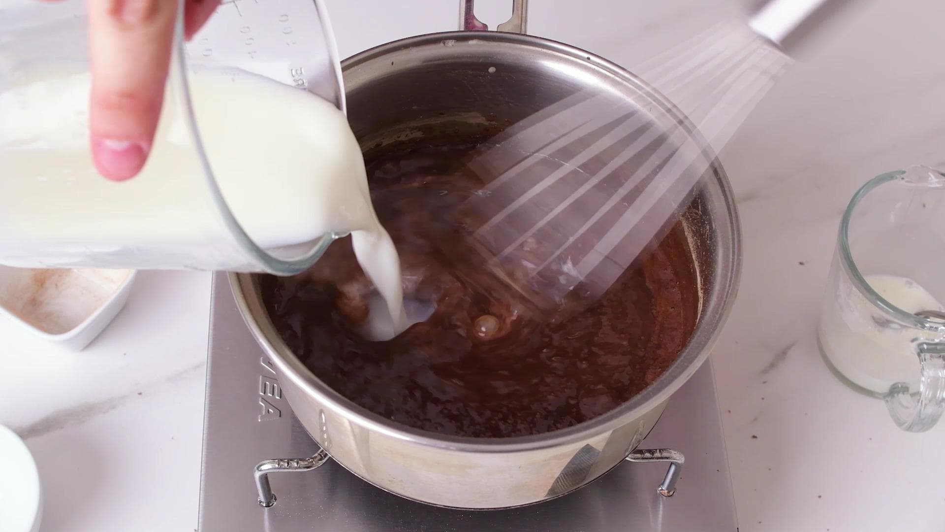 Chocolate Caliente — paso 3