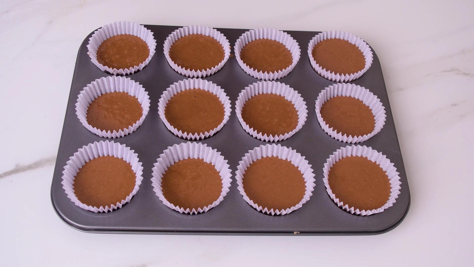 Cupcake de Super Chocolate — paso 3