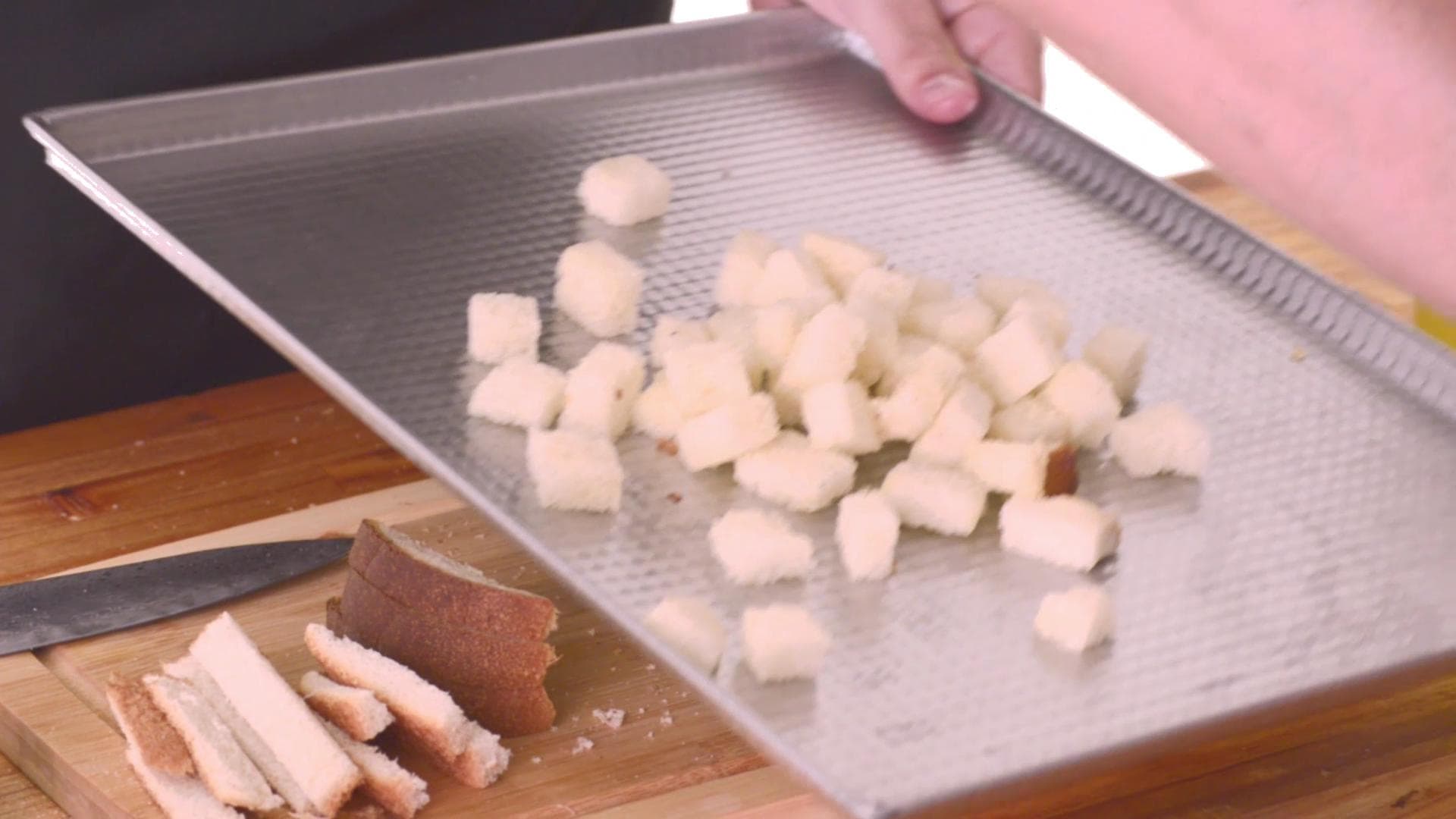 Caesar Salad with Dressing and Croutons — step 2
