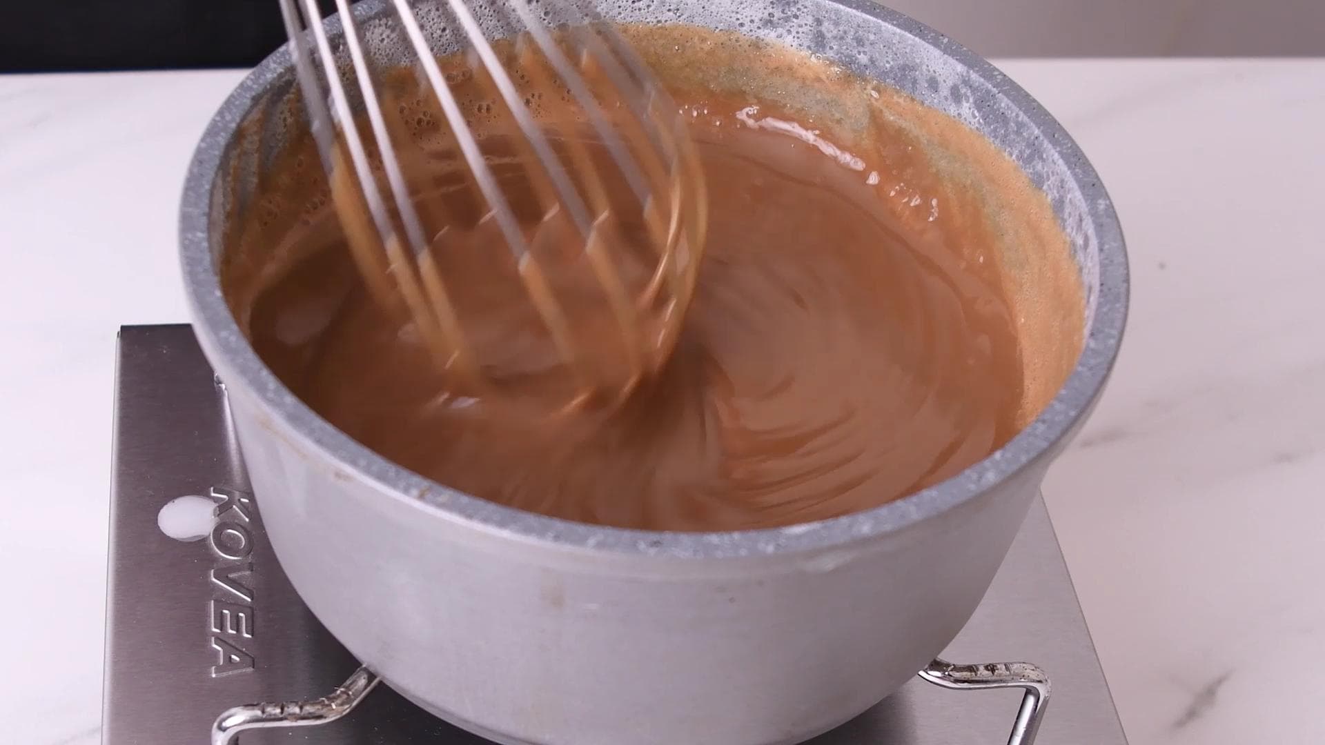 Flan de Cafe — paso 4