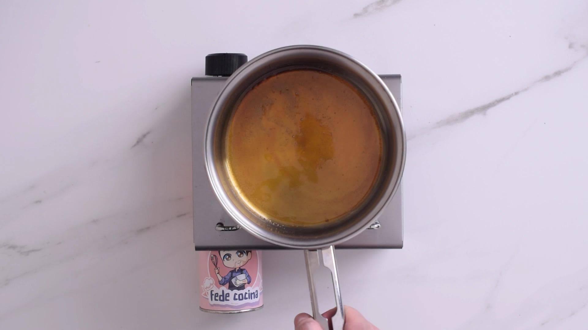 Flan de Manzana — paso 1
