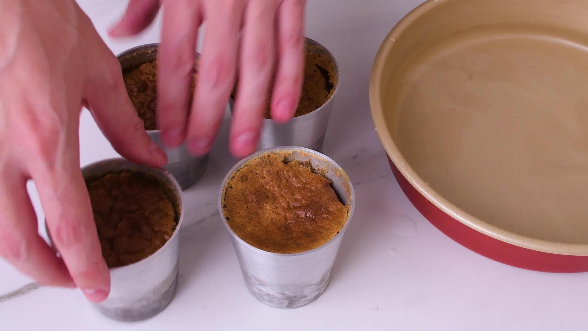 Flan de Nueces — paso 5