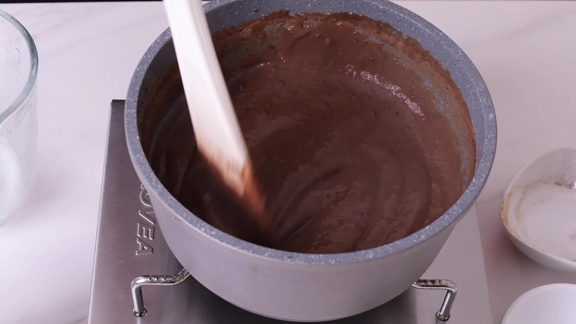Flan de Nutella — paso 3