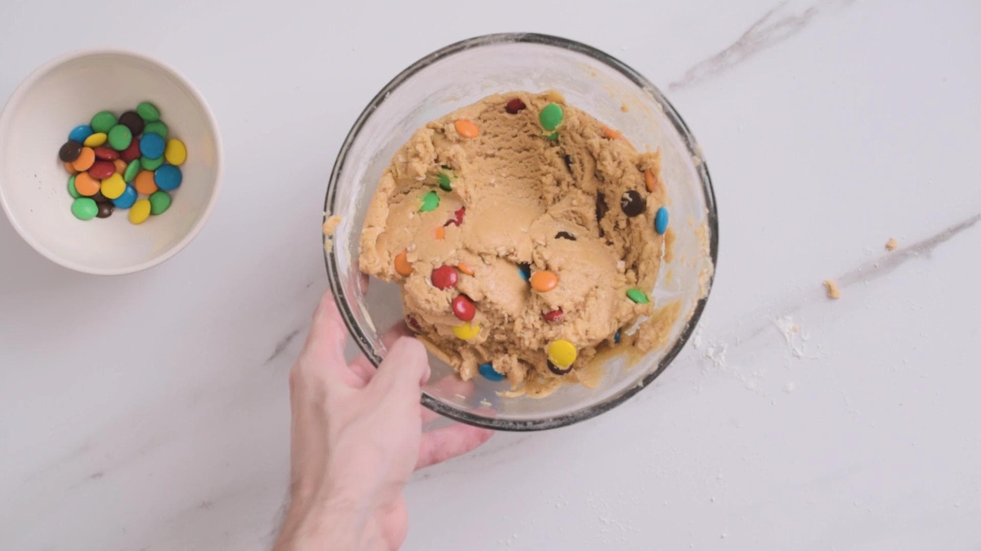 Galletas Arcoiris de Chips de Chocolate — paso 3