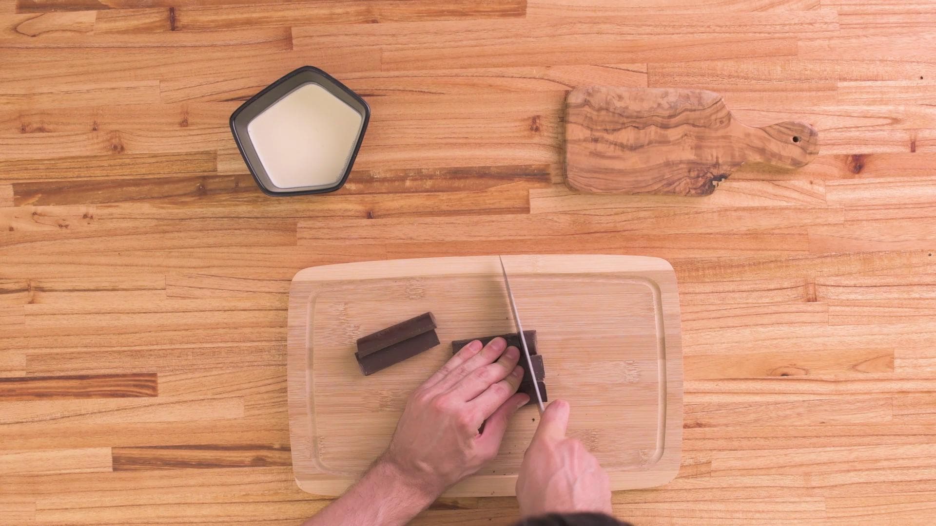 Ganache de Chocolate — paso 0