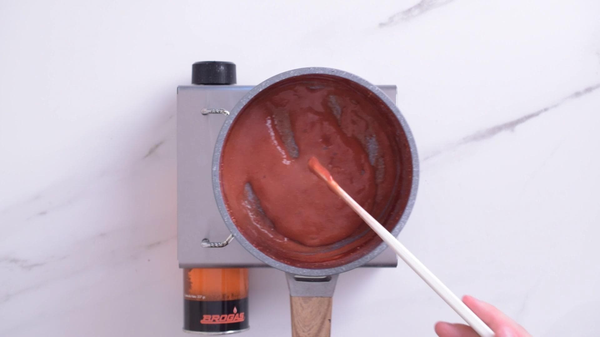 Mousse de Frutillas — paso 1
