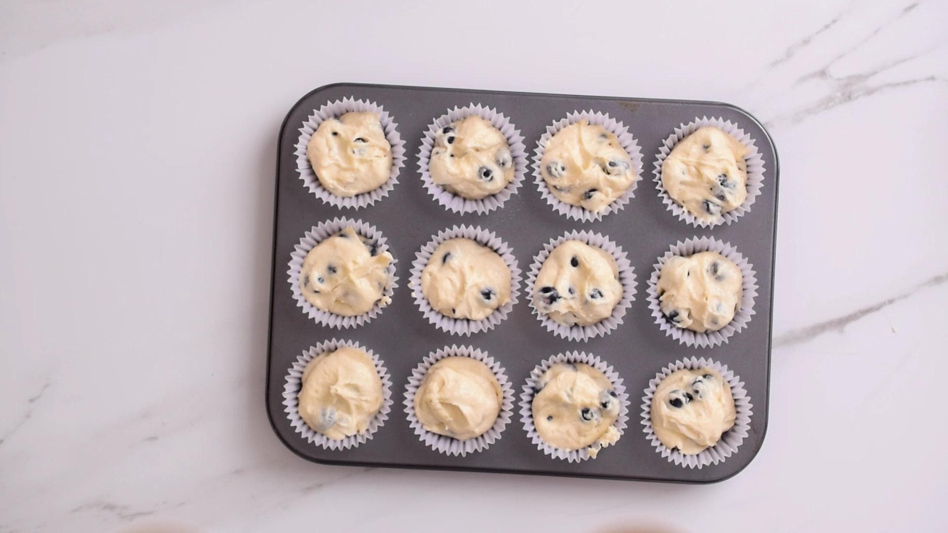 Muffins de Arandanos — paso 5