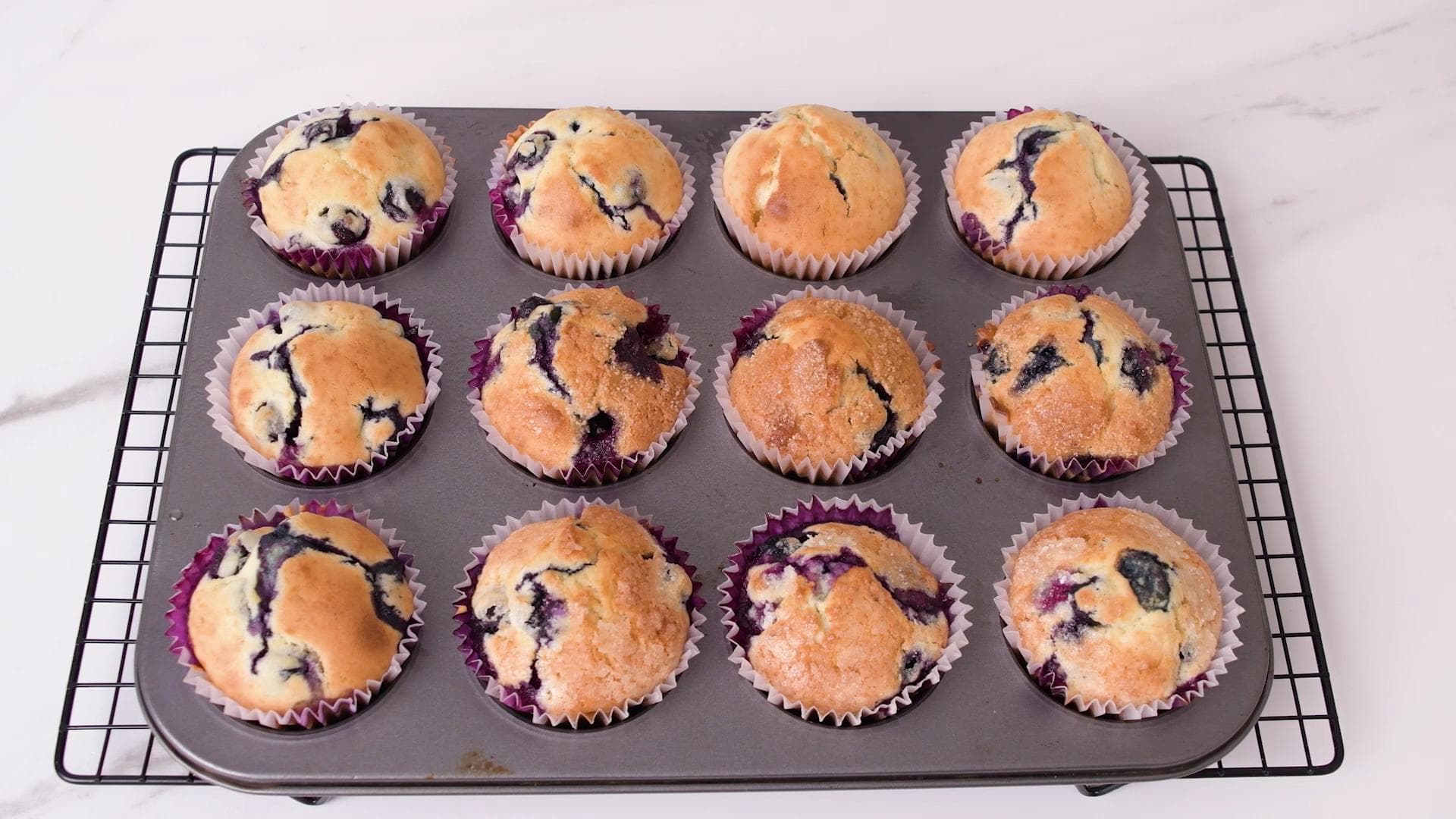 Muffins de Arandanos — paso 6