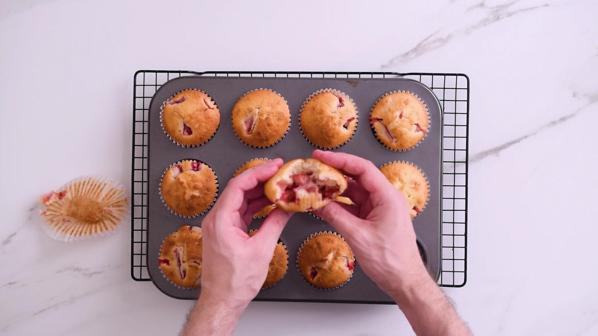 Strawberry Muffins — step 6
