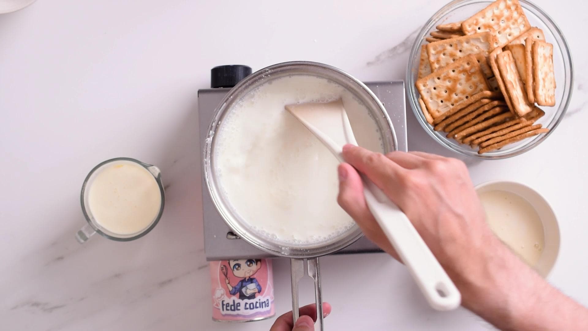 Postre Napoleon — paso 1