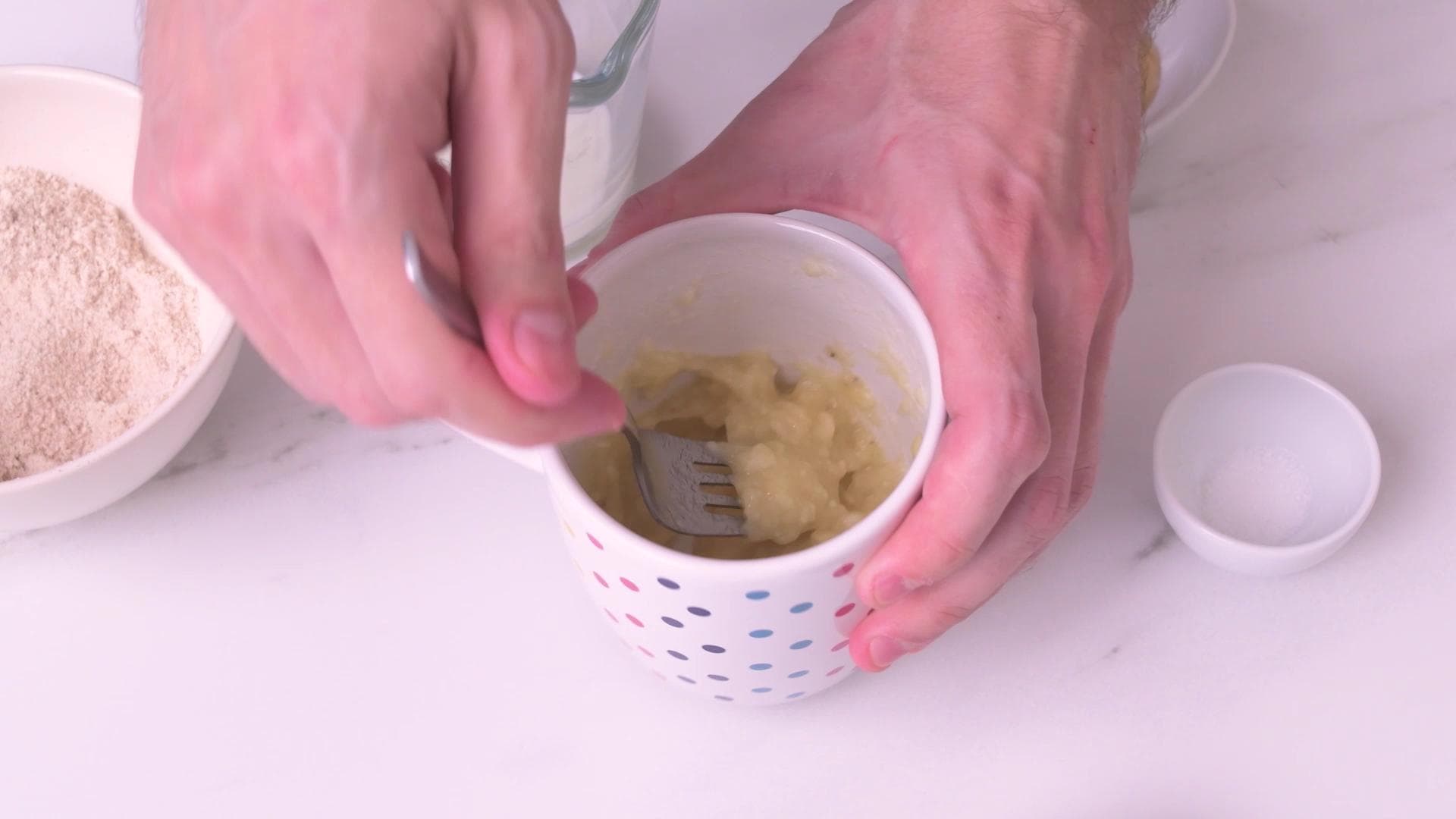 Torta de Banana en Microondas — paso 0