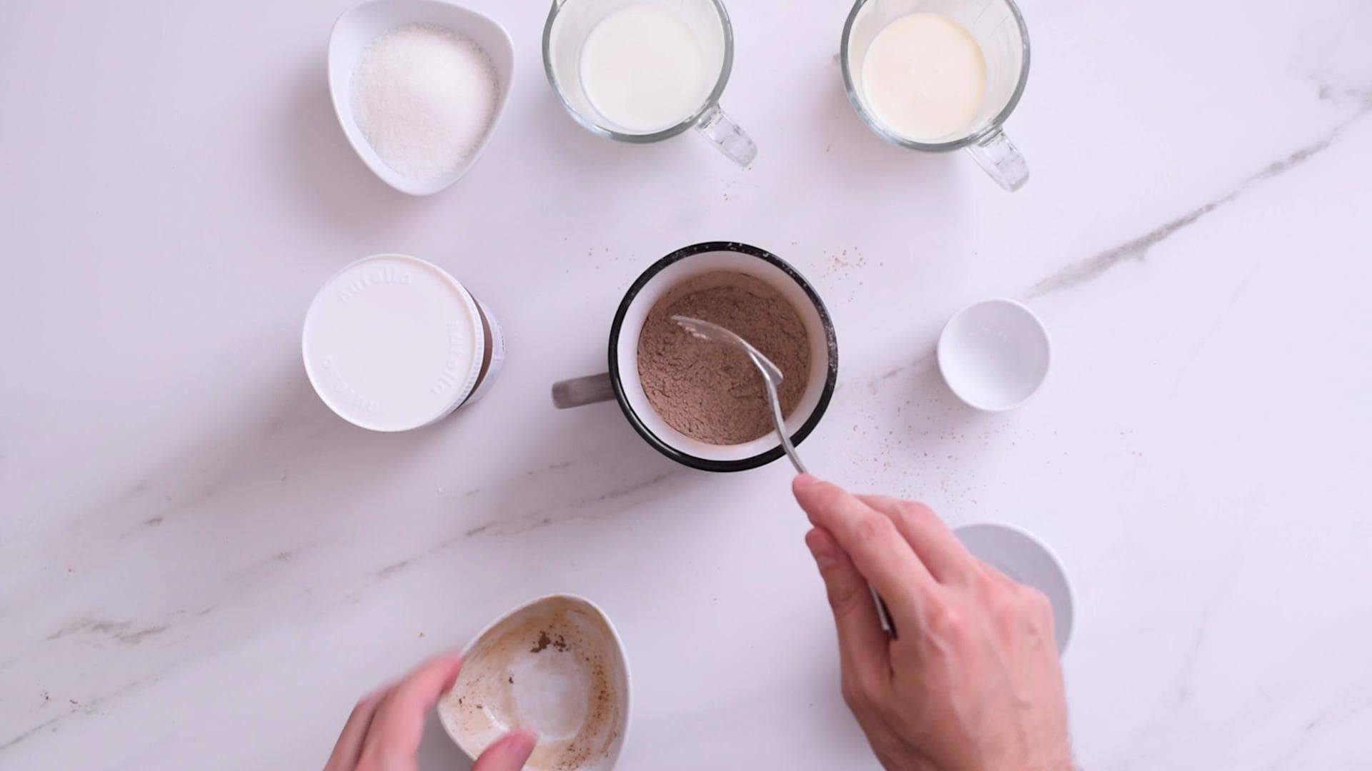 Torta en Taza de Nutella — paso 0