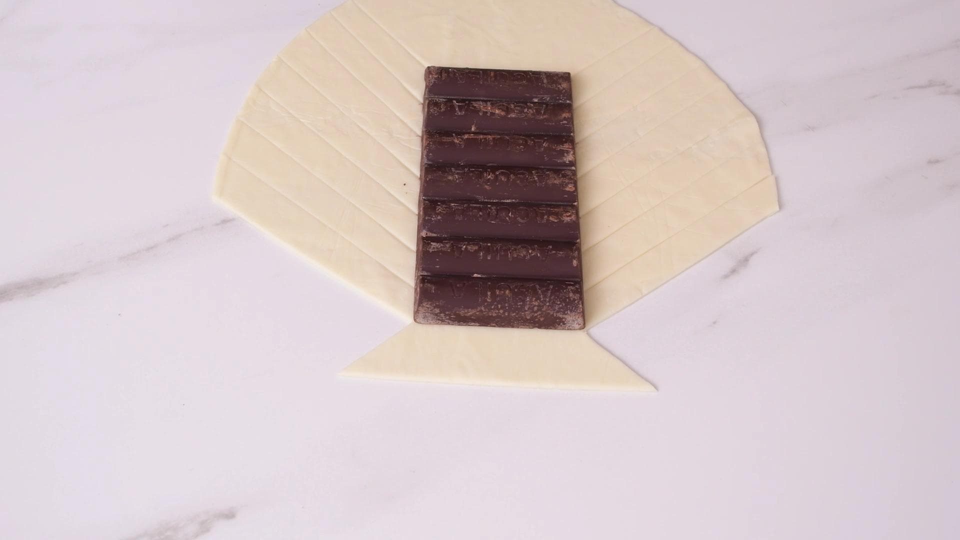 Trenza de Chocolate — paso 0
