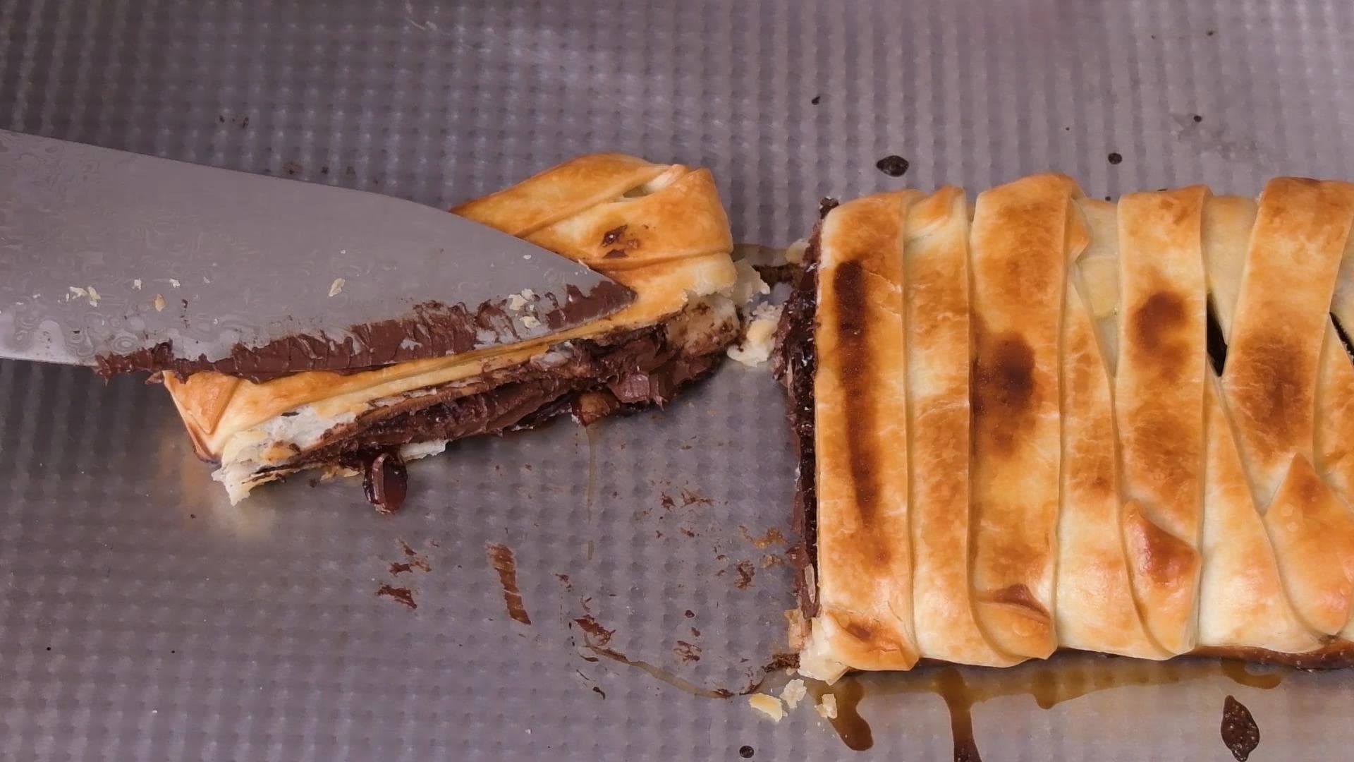 Trenza de Chocolate — paso 4