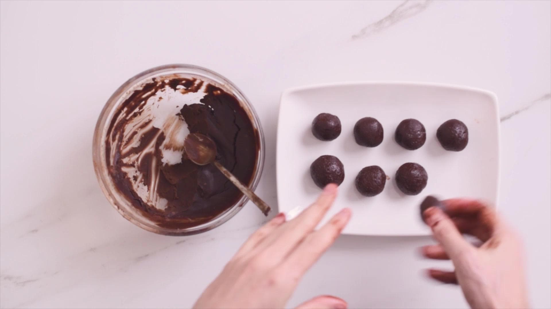 Trufas de Chocolate Receta Facil Sin Horno — paso 3