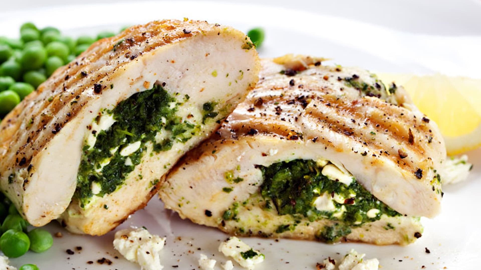 Spinach and Cheese Stuffed Chicken Breasts