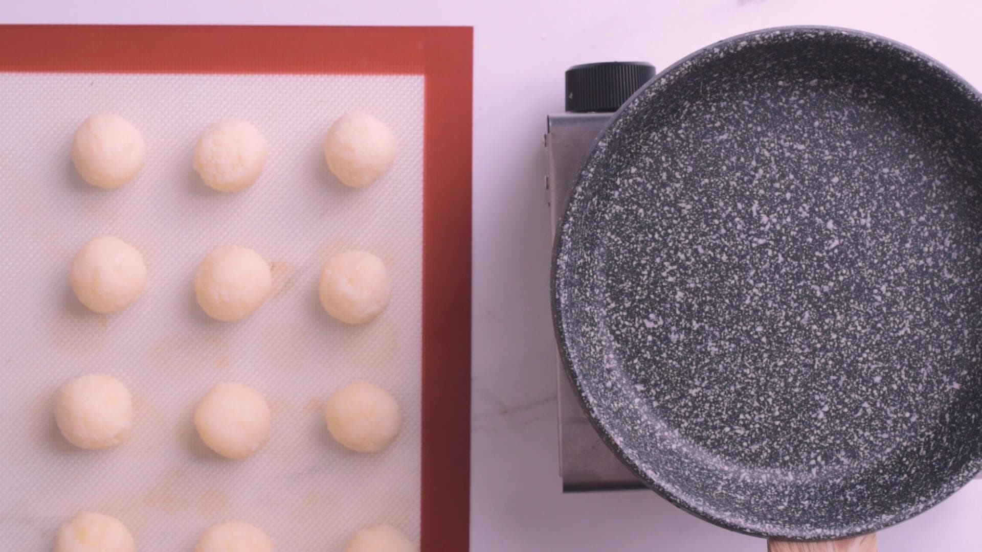 Coquitos Cubiertos en Caramelo — paso 2