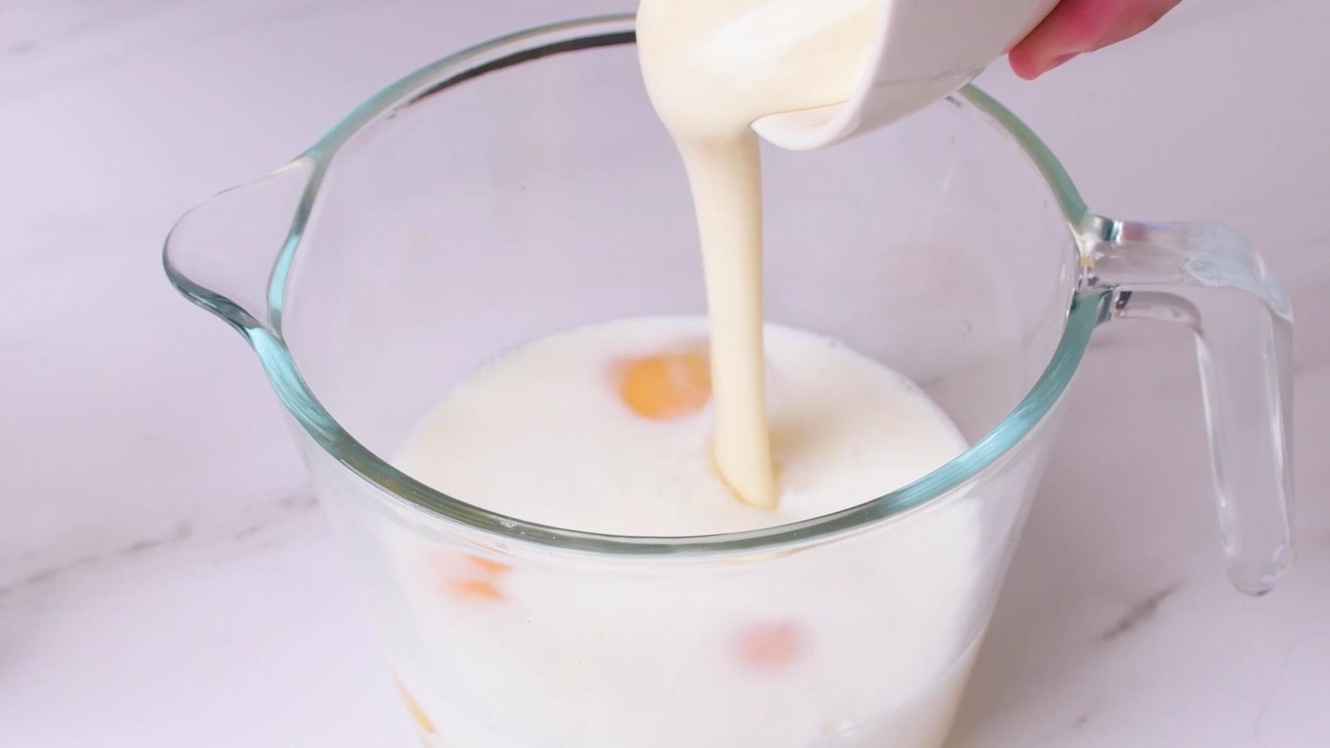 Condensed Milk Flan — step 2