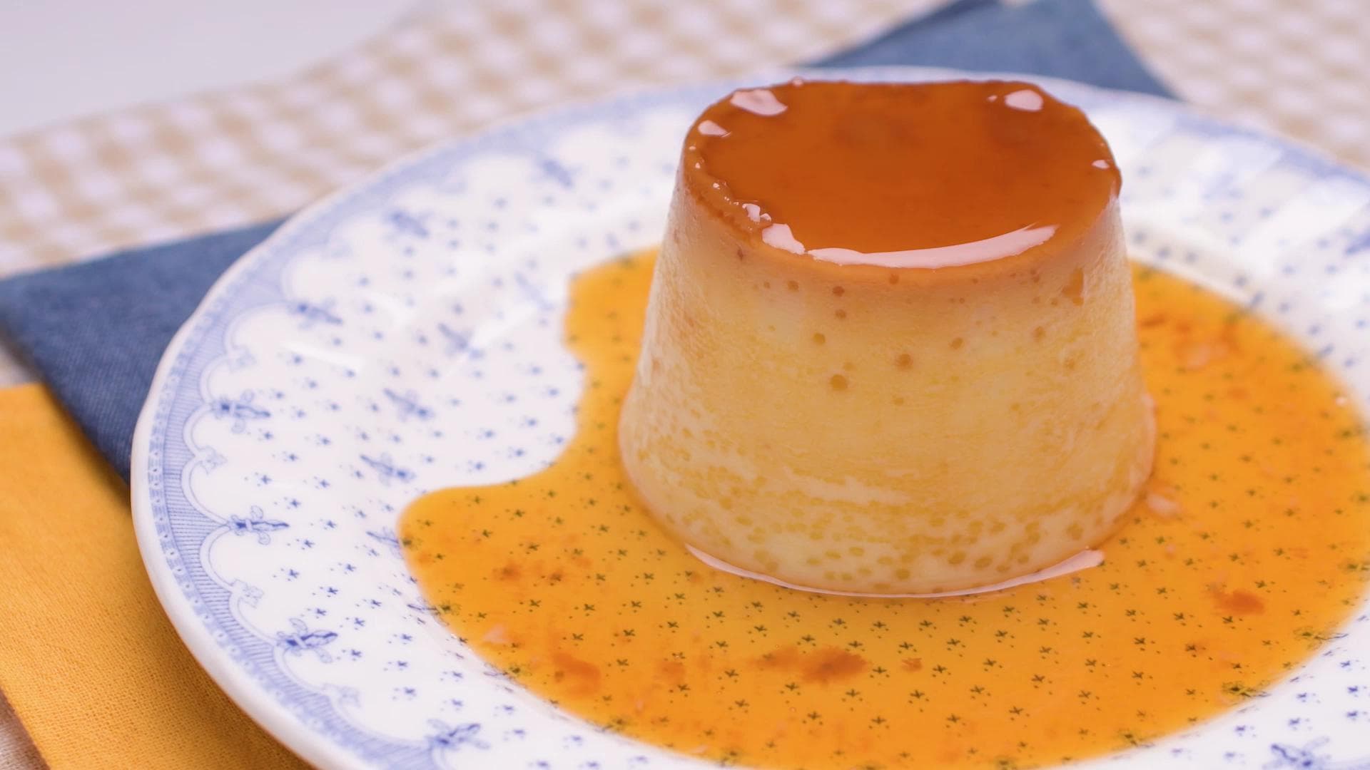 Condensed Milk Flan — step 3