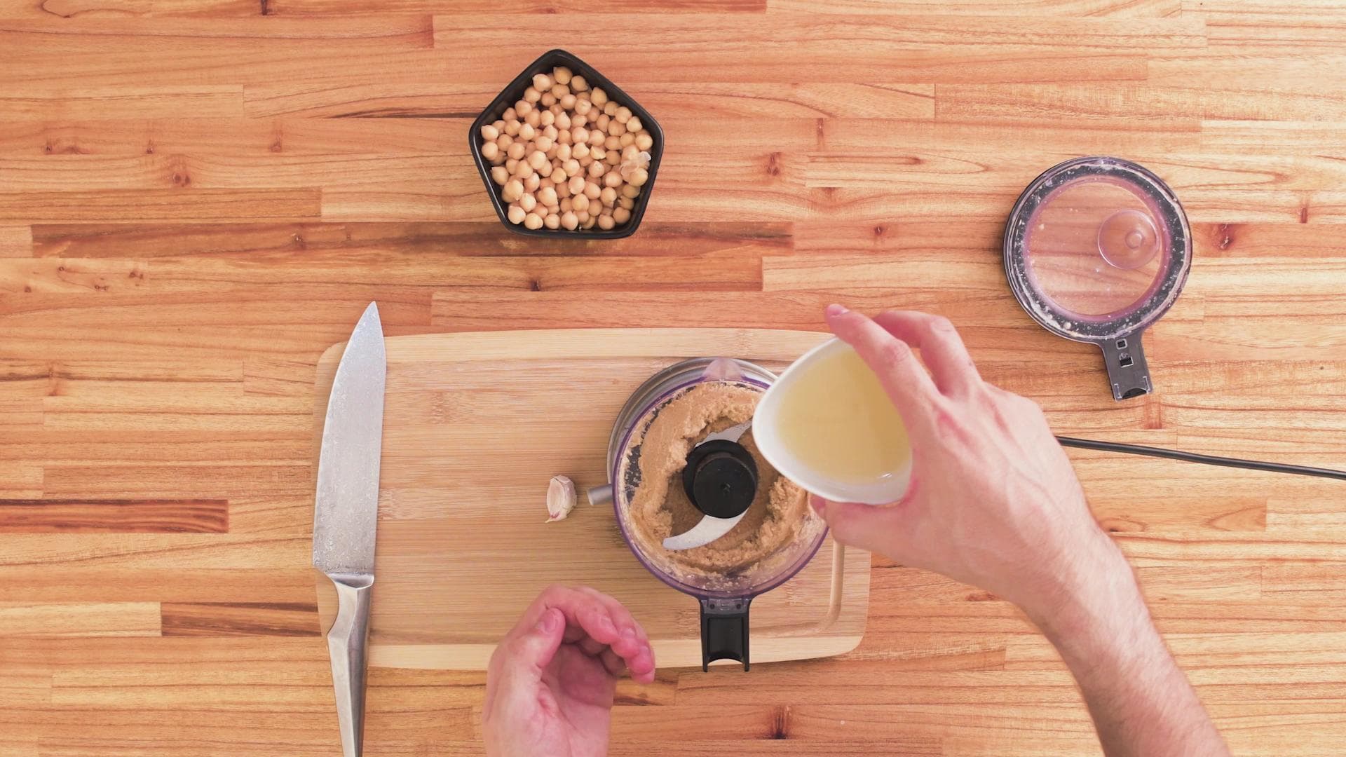 Homemade Chickpea Hummus — step 0