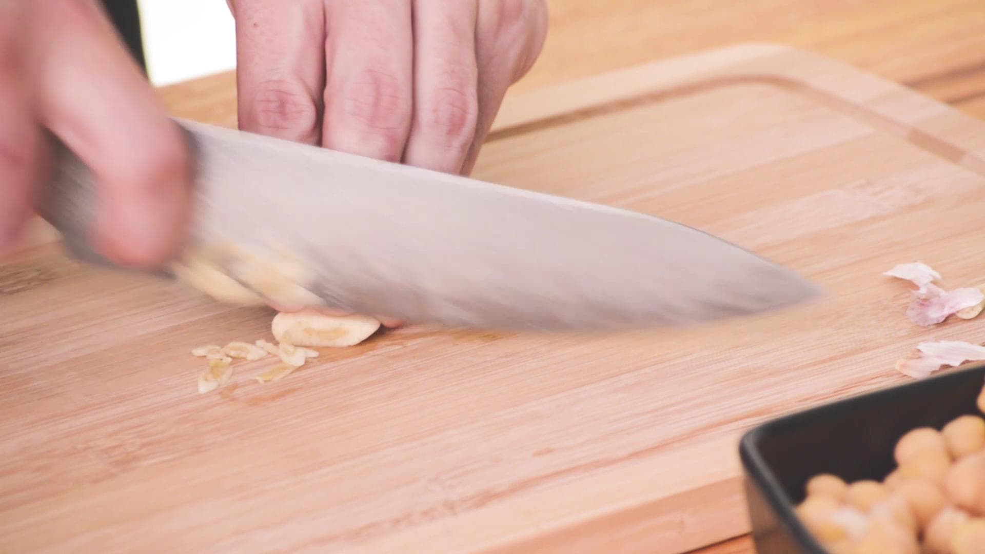 Homemade Chickpea Hummus — step 1