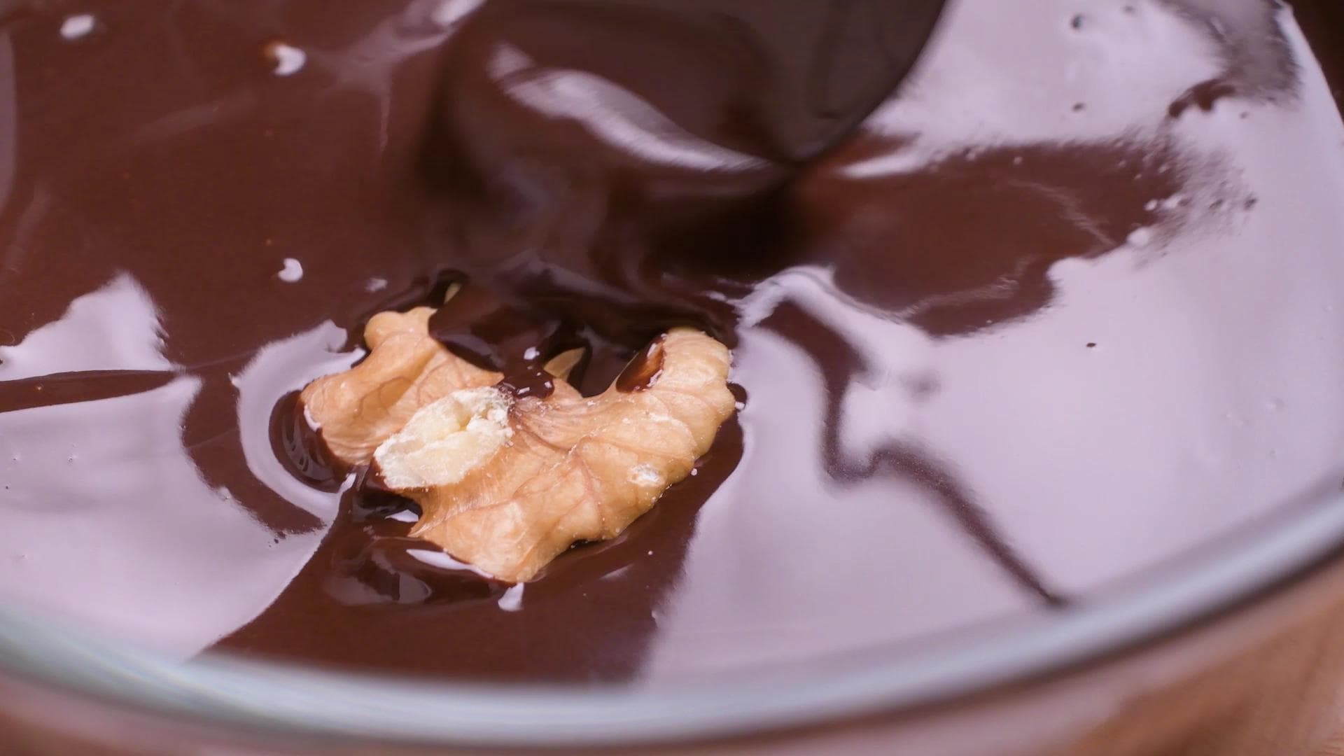 Nueces con Chocolate — paso 1