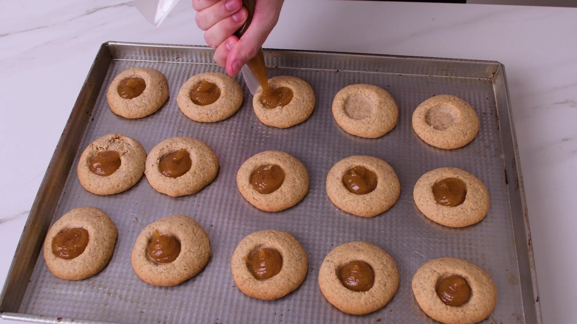 Almond Thumbprint Cookies — step 7
