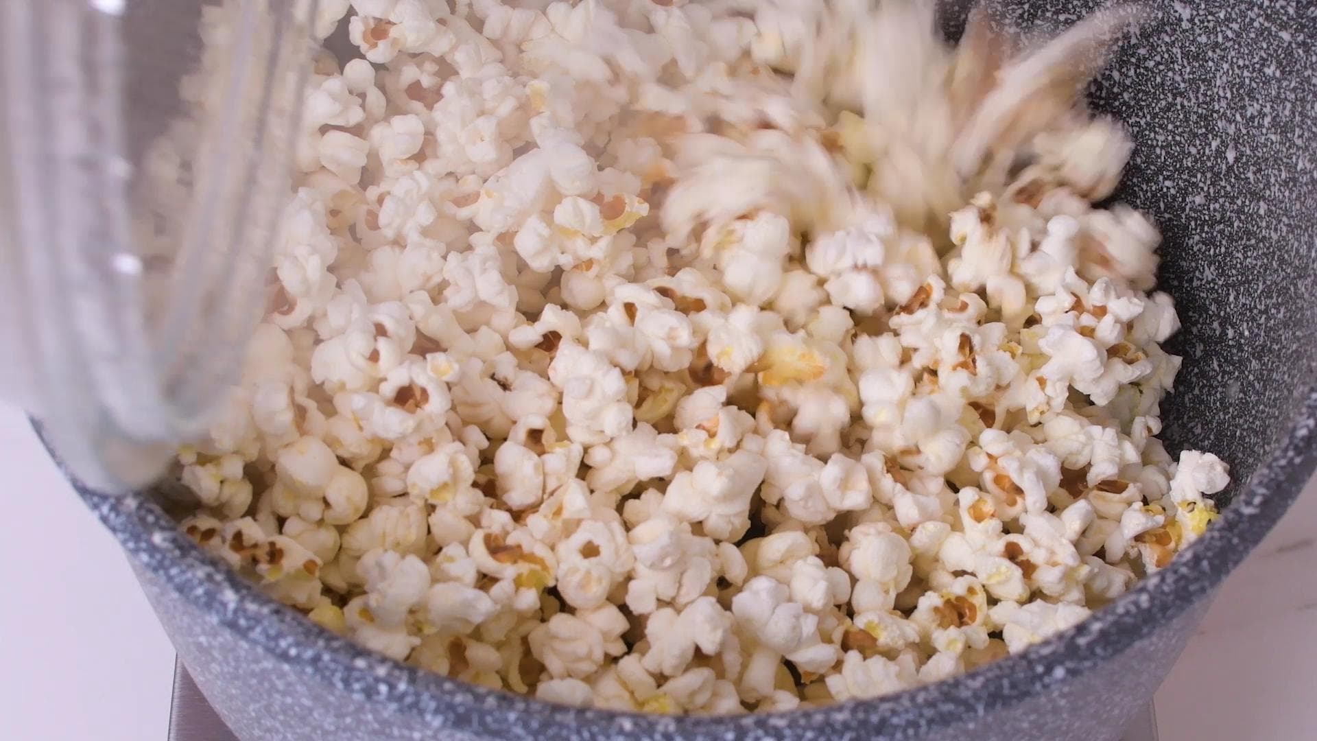 Popcorn — step 1