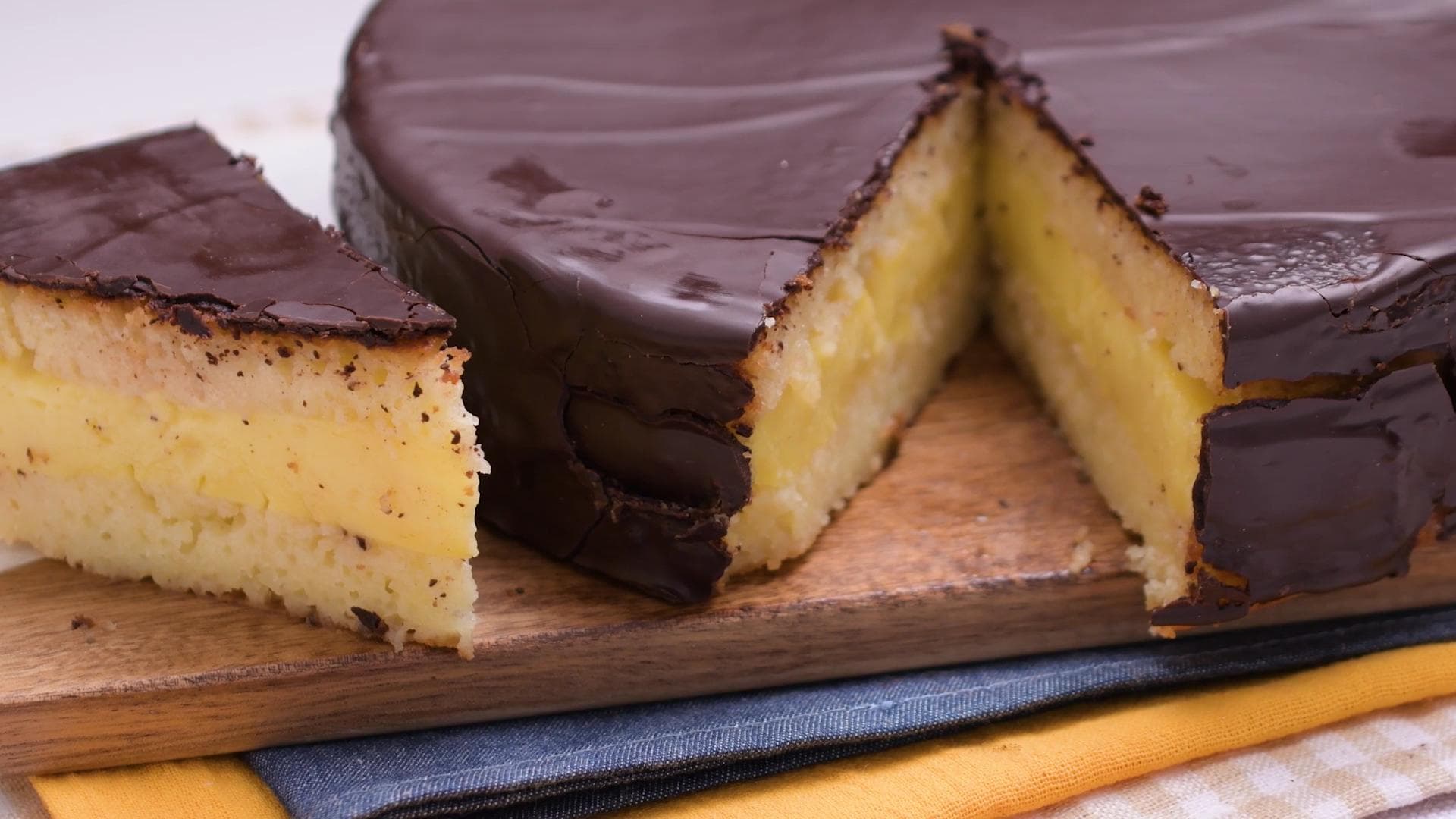 Torta Boston — paso 9