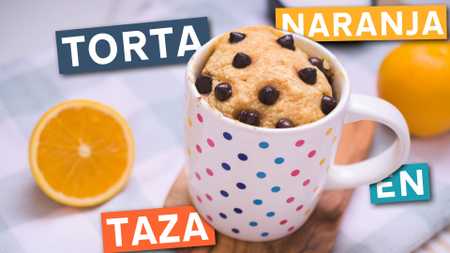 Torta en Taza de Naranja