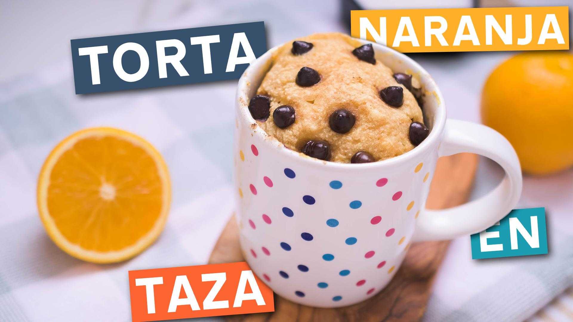 Torta en Taza de Naranja