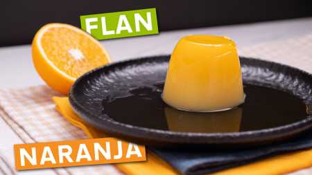 Flan de Naranja