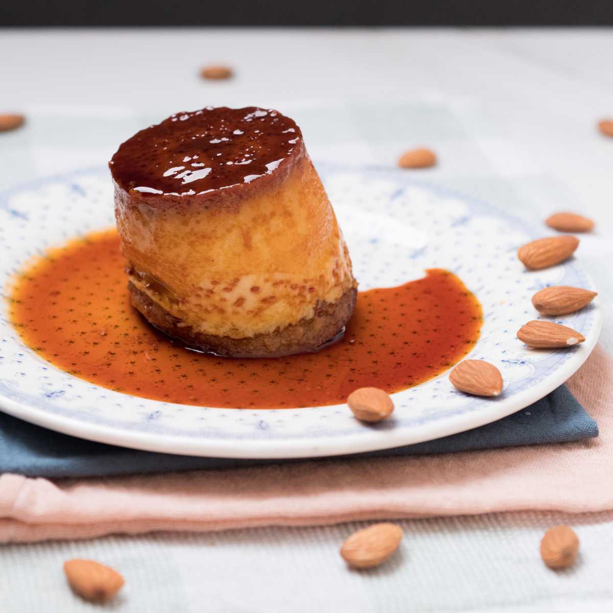 Flan de Almendras